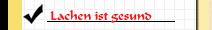 Lachen ist gesund